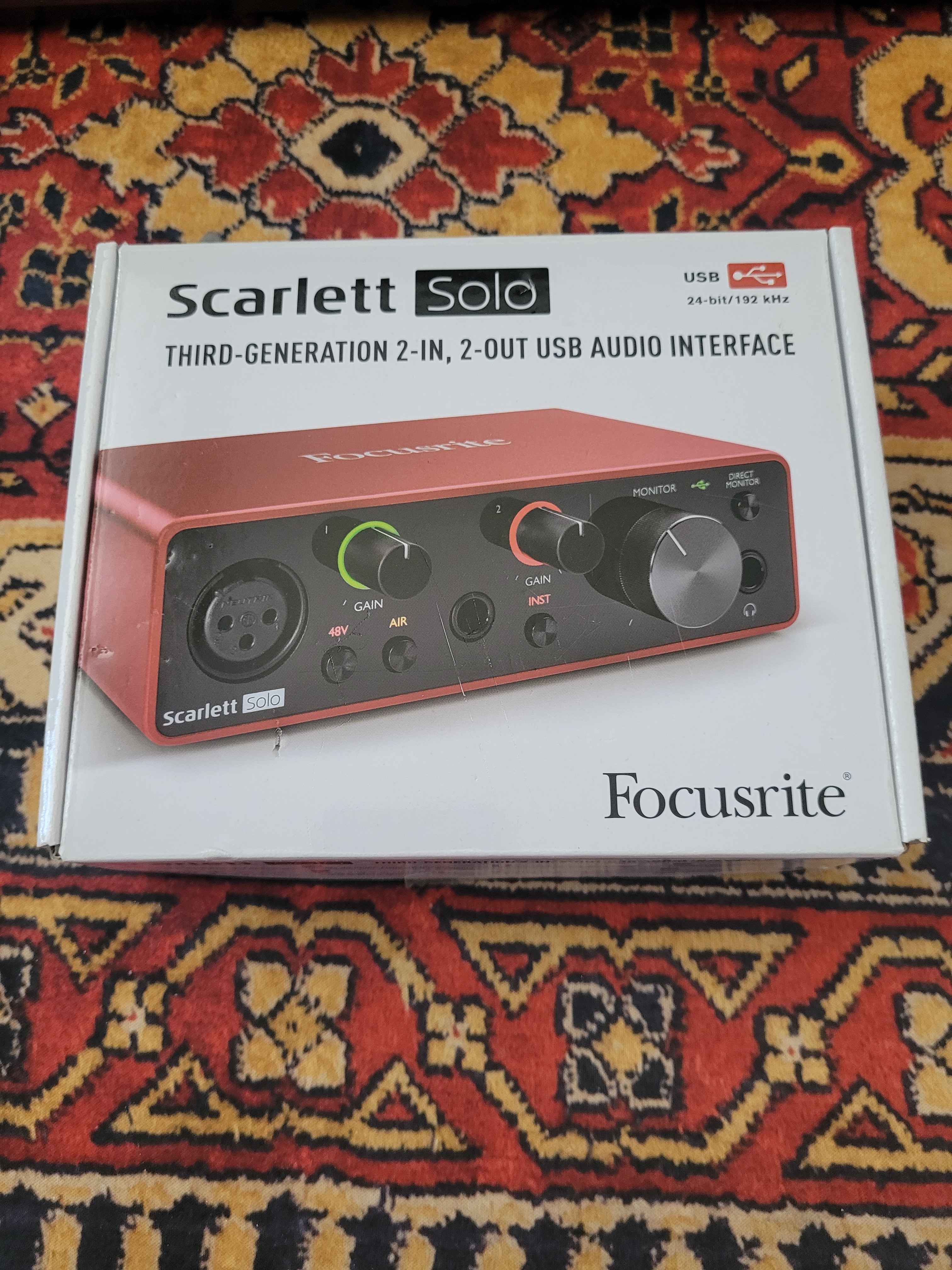 Karta dźwiękowa Focusrite Scarlett Solo 3rd Gen
